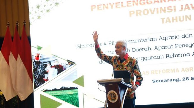 Selesaikan Persoalan Agraria, Ganjar Minta Pendataan Sertifikasi Tanah Dipercepat