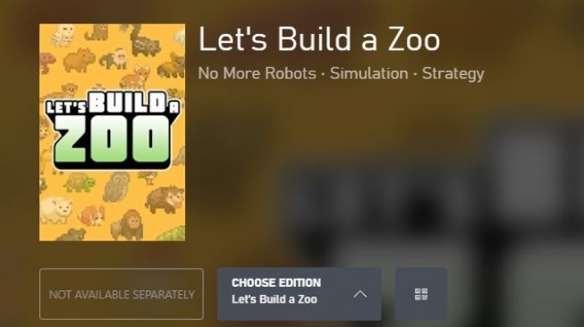 Let’s Build A Zoo. [Xbox]