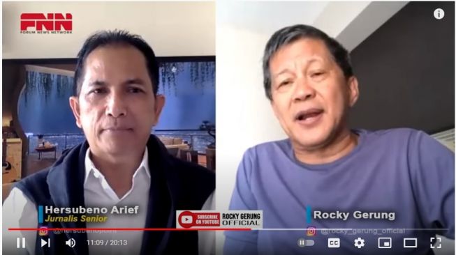 Rocky Gerung: Anies Pasti Akan Dijegal, Ganjar Cuma Tetesan Jokowi