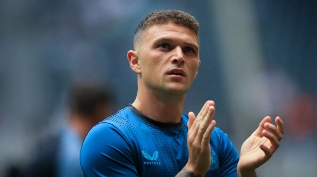 Fullback Newcastle United dan Timnas Inggris, Kieran Trippier. [LINDSEY PARNABY / AFP]