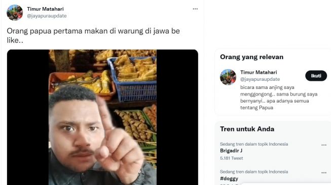 Konten Kreator TikTok Ini Cosplay Jadi Perantau yang Makan di Angkringan Solo Pertama Kali, Total Biayanya Bikin Kaget