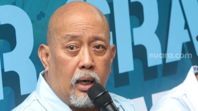 Indro Warkop saat ditemui di Jakarta, Kamis (29/9). [Suara.com/Oke Atmaja]