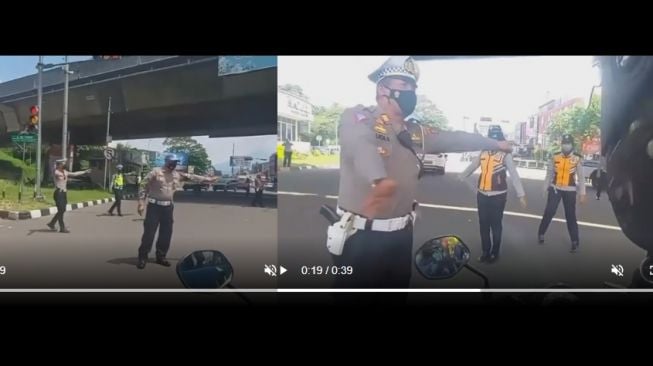 Ketar-ketir Kena Tilang, Pemotor Berdoa Panik Disuruh Polisi Minggir, Ternyata Dapat Rezeki Nomplok