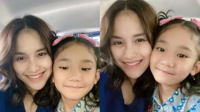 Potret Kedekatan Ayu Ting Ting dan Bilqis (instagram/@ayutingting92)