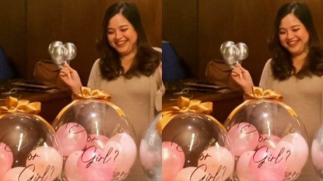 Momen Gender Reveal Tasya Kamila (instagram/@tasyakamila)