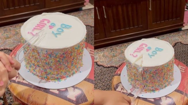 Momen Gender Reveal Tasya Kamila (instagram/@tasyakamila)