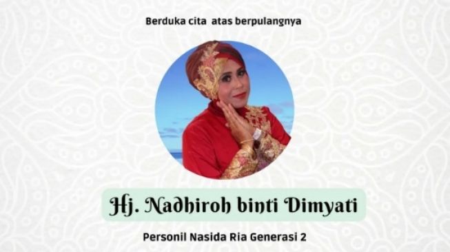 Nadhiroh Personel Nasida Ria Meninggal, Sebelum Dilarikan ke RS Minta Dibacakan Surat Yasin