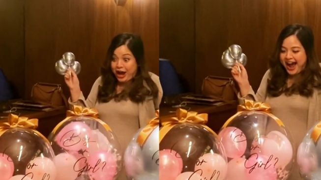 Momen Gender Reveal Tasya Kamila (instagram/@tasyakamila)