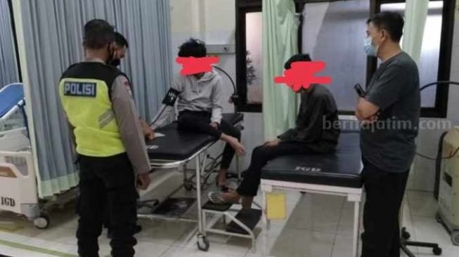 2 Pelajar Asal Malang Ini Bawa Kabur Motor Warga Mojokerto, Tertangkap Digebuki