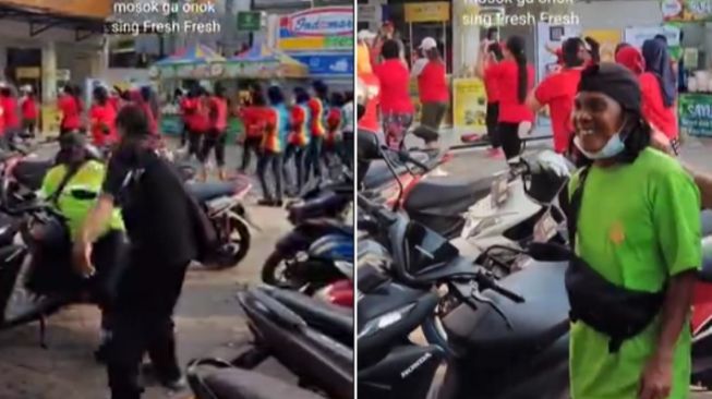 Viral Hari Ini: Juru Parkir Keasyikan Nonton Ibu-Ibu Senam, Perempuan Ini Beri Kejutan Ulang Tahun malah Salah Kamar Kos