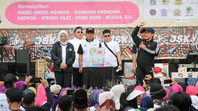 Di Kemang, Gus Muhaimin Jalan Santai dan Gelar Budaya Bareng Forkabi