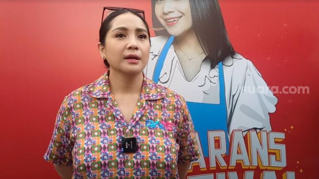 Nagita Slavina ditemui di Kuningan, Jakarta Selatan pada Sabtu (1/10/2022) [Suara.com/Rena Pangesti]