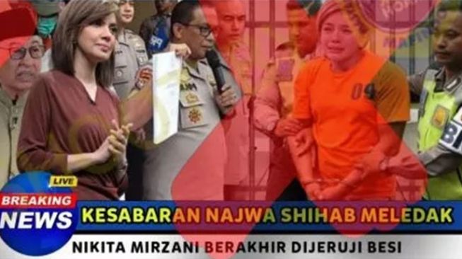 Heboh Najwa Shihab Berhasil Polisikan Nikita Mirzani, Kini Berakhir Dijeruji Besi, Ternyata Oh Ternyata.....