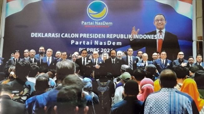 Resmi, Partai Nasdem Deklarasikan Anies Baswedan Calon Presiden RI 2024