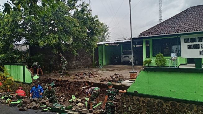 Imbas Hujan Deras, Sejumlah Infrastruktur di Lima Kapanewon di Sleman Rusak