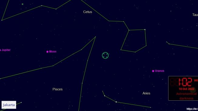 Hujan meteor Taurid Selatan pada 10 Oktober 2022. (In The Sky)