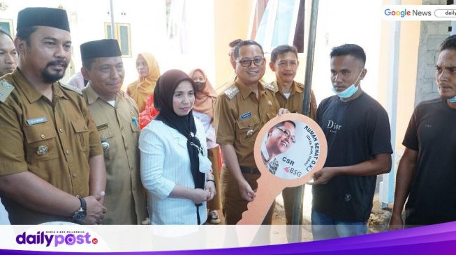 Bupati Thariq Modanggu Resmikan 3 Unit Rumah Sehat