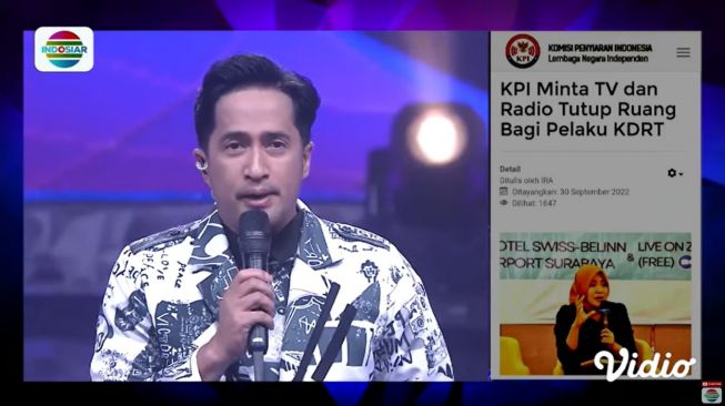 Momen Rizky Billar didepak dari D Academy 5 (YouTube/Indosiar)