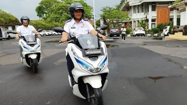 Honda PCX Electric dihadirkan di acara G20 Summit Bali [PT Astra Honda Motor].