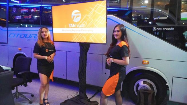 Citouro Medium City dan Luxury Big Bus Skylander R22 karya New Armada juga dipasang fitur teknologi TAM Fleet [PT TKDN].