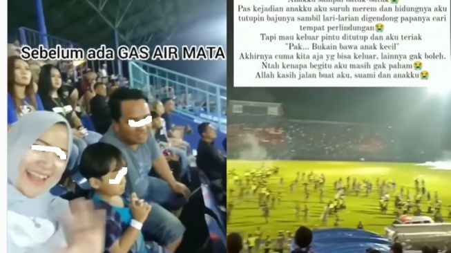 Suami-Istri dan Anak Balita Selamat di Tragedi Maut Stadion Kanjuruhan: Setahu Kami Suporter Mau Salaman Bukan Rusuh