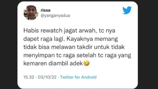 Film Jagat Arwah mendapat pujian dari penonton. [Twitter]