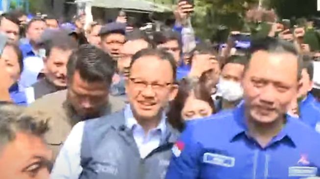 Anies Baswedan-AHY Bertemu di DPP Demokrat, Bahas Duet 2024?