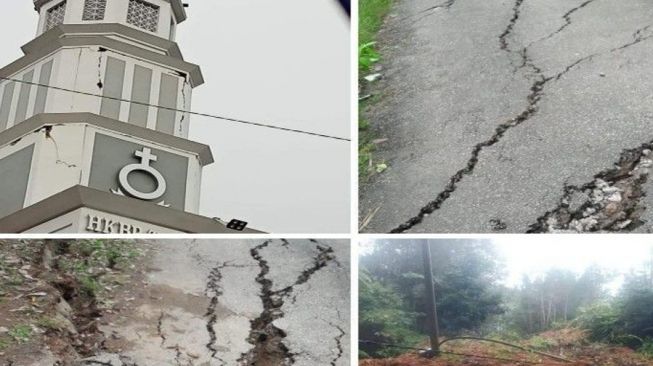 Posko Gempa Tapanuli Utara Rehabilitasi 1.285 Rumah Warga