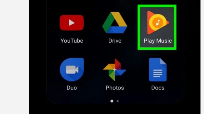 Tampilan Google Play Music [Wikihow]