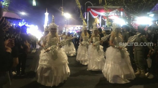 FOTO: Wayang Jogja Night Carnival ke-7 Meriahkan HUT Ke-266 Kota Yogyakarta