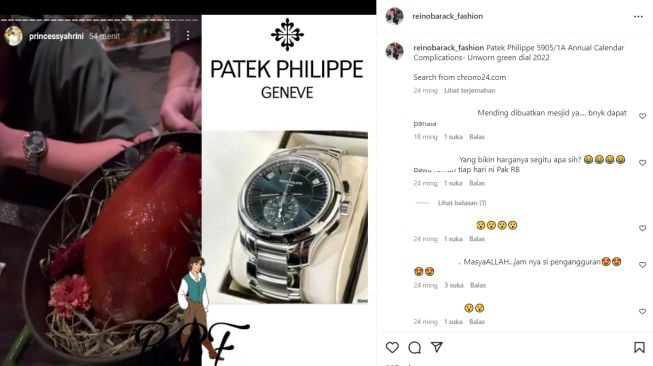 Koleksi Jam Tangan Reino Barack (instagram/reinobarack_fashion)