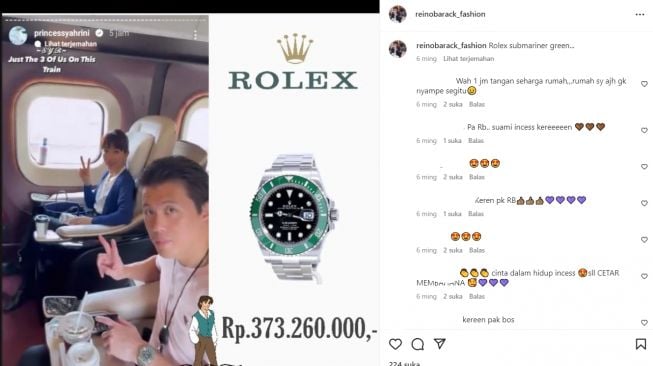 Koleksi Jam Tangan Reino Barack (instagram/reinobarack_fashion)