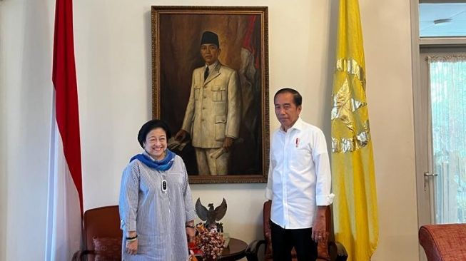 Ketua Umum PDI Perjuangan Megawati Soekarnoputri mengajak Presiden Joko Widodo atau Jokowi duduk bersama untuk membahas arah masa depan bangsa dan negara. (Foto dok. PDIP)