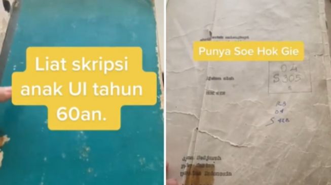 Iseng Lihat Skripsi UI Tahun 60-an, Warganet Kaget Temukan Tulisan Milik Aktivis Ini