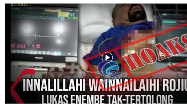 CEK FAKTA: Beredar Kabar Lukas Enembe Meninggal Dunia, Benarkah?