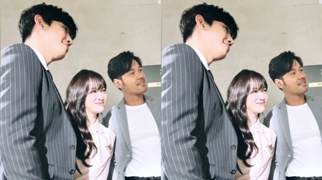 Momen Pertemuan Chicco Jerikho dan Kim Se Jeong (instagram/@chicco.jerikho)