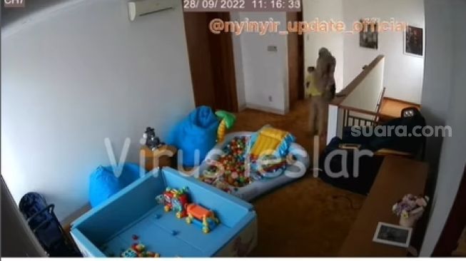 Kejanggalan CCTV Lesti Kejora Usai Alami KDRT Rizky Billar, Publik: Ibu Strong