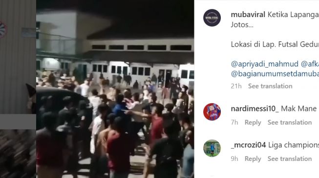 Viral Keributan Laga Futsal di Sekayu Sumsel, Adu Jotos di Tengah Lapangan Bikin Netizen Kecewa