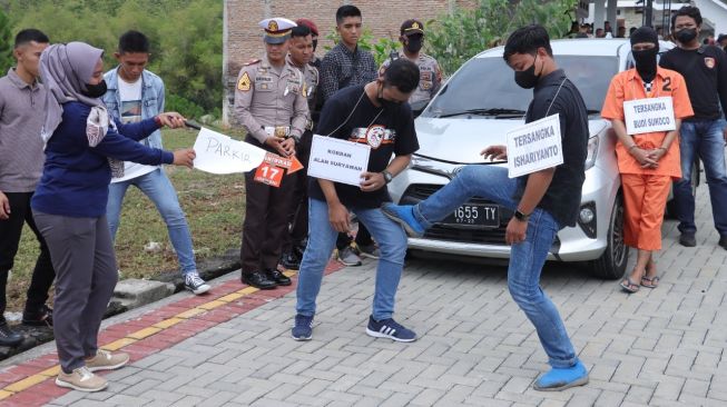 Polres Sukoharjo Gelar Rekonstruksi Kasus Pengeroyokan hingga Korban Tewas, Sebanyak 39 Adegan Diperagakan