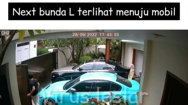 Momen Lesti Kejora Terekam CCTV (instagram/@virus.leslar)