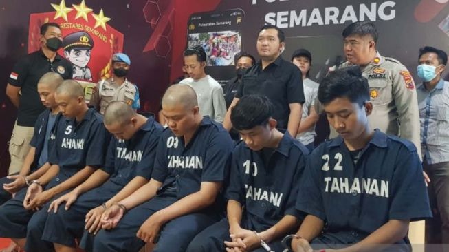 Keroyok Pemuda Hingga Tewas, Enam Orang di Semarang Diringkus Polisi