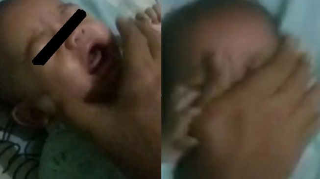 Viral Aksi Ayah Bekap Mulut Anak Bayinya Gegara Rewel, Picu Kemarahan Publik: Sakit Hati Lihatnya