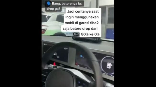 Screenshot IONIQ 5 battery drop [TikTok Jeeplife]