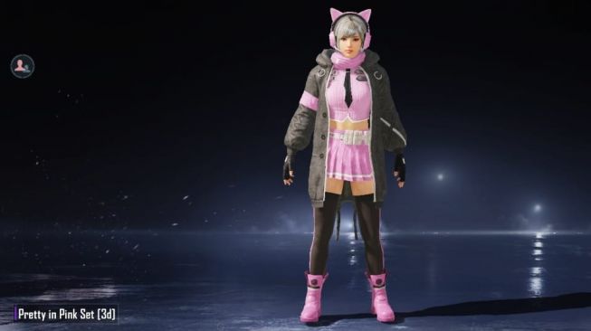 Skin PUBG Mobile Pretty in Pink Set. [PUBG Mobile Indonesia] 