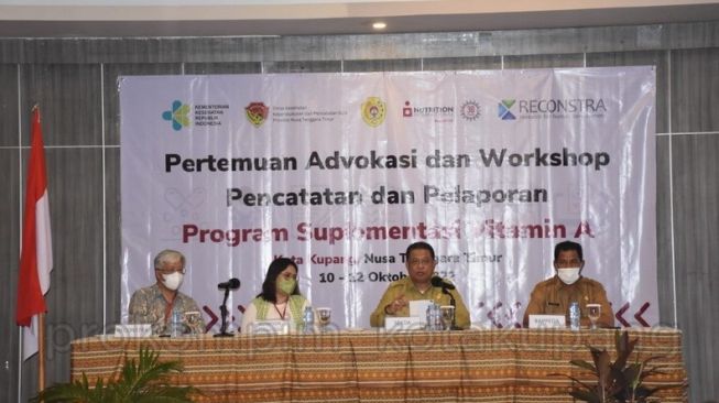 Sekda Kota Kupang Buka Advokasi Dan Workshop Pencatatan Pelaporan Program