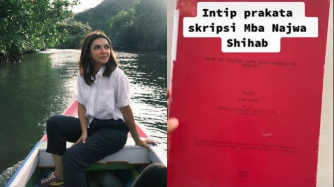 Intip Prakata Skripsi Najwa Shihab, Nama Sang Suami Jadi Sorotan Netizen: Benaran Bucin Ya