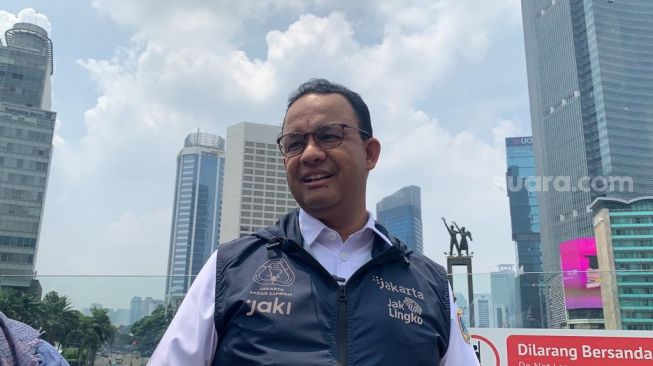 Gubernur DKI Jakarta Anies Baswedan. (Suara.com/Arga)