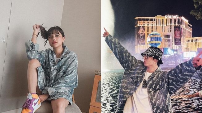 Gaya Audi Marissa kembaran barang dengan member BTS (TikTok/@audimarissa24)