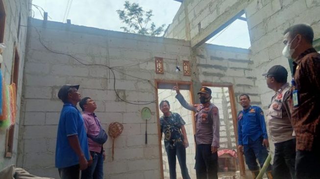 Puluhan Rumah Warga Brebes Rusak Diterjang Angin Puting Beliung