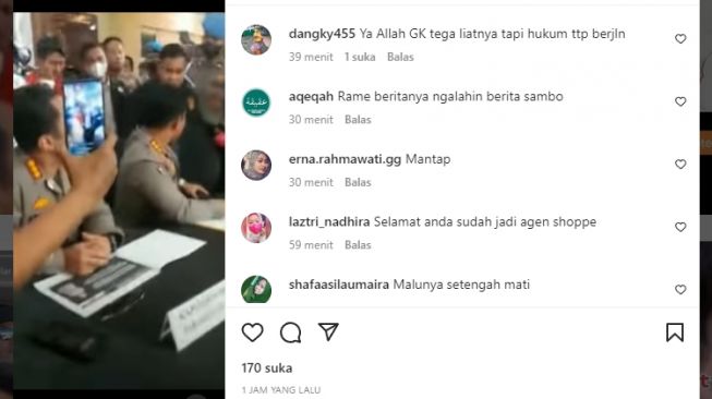 Tangkapan layar video. [Instagram/@viral62com]